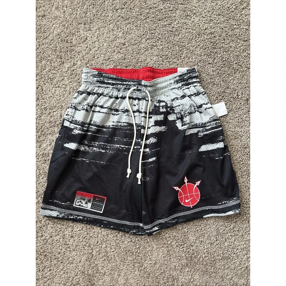 Nike Standard Issue Mens Large Mesh Basketball Shorts New Reversible DV9607 010